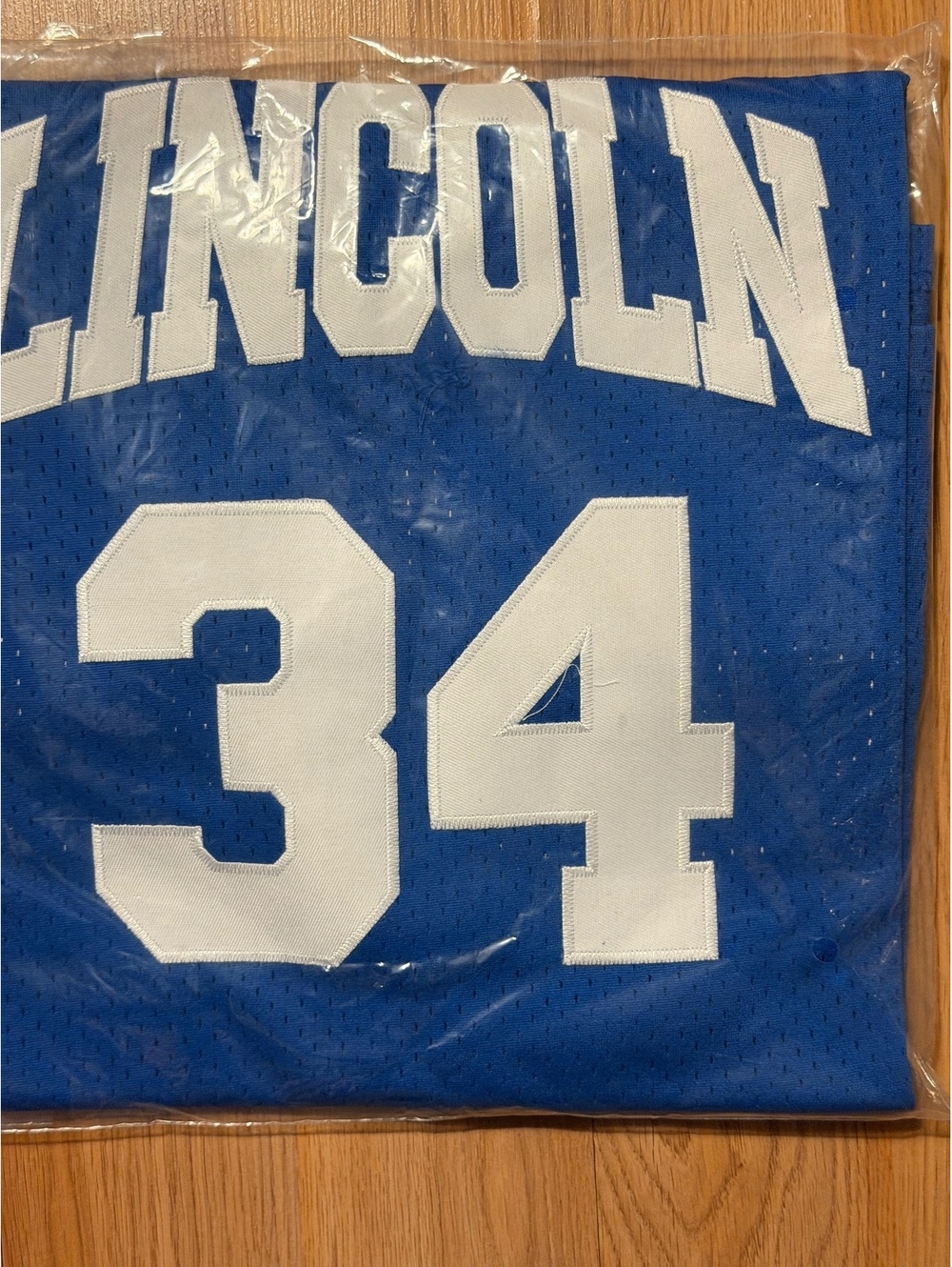 $125 Jesus SHUTTLESWORTH LINCOLN HS JERSEY-HEADGEAR CLASSICS!!